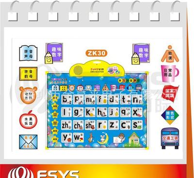 【寶寶學拼音語音掛圖 兒童早教、識字發聲掛圖】價格_廠家_圖片 -